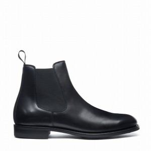 Solovair Calf Miesten Chelsea Nilkkurit Mustat | 101-BK-PC-060