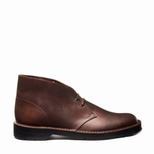Solovair Gaucho Crazy Horse Miesten Chukka Saappaat Ruskea | 103-339-060