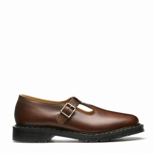 Solovair Gaucho Crazy Horse Miesten Mary Jane Kengät Ruskea | S0-393-CH-G-030