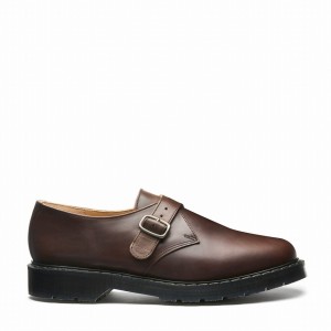 Solovair Gaucho Crazy Horse Single Buckle Naisten Munkkikengät Ruskea | S0-060-CH-G-030