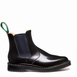Solovair Gaucho Naisten Dealer Saappaat Laivastonsininen | S0-900-BK-NV-G-055