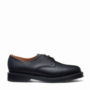 Solovair Greasy Grain Miesten Gibson Kengät Mustat | S3-995-BG-SoftG-G-030