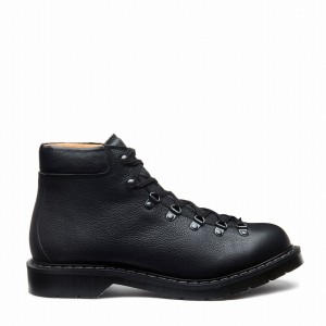 Solovair Greasy Grain Urban Miesten Vaellussaappaat Mustat | 455-036-040