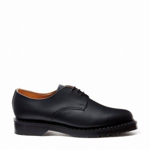 Solovair Greasy Naisten Gibson Kengät Mustat | S3-995-BG-G-030