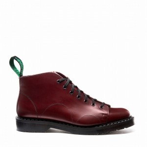 Solovair Hi-Shine Naisten Apinan Saappaat Punainen | S7-116-OX-G-030