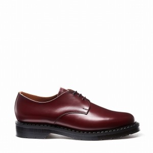 Solovair Hi-Shine Naisten Gibson Kengät Punainen | S3-995-OX-G-030