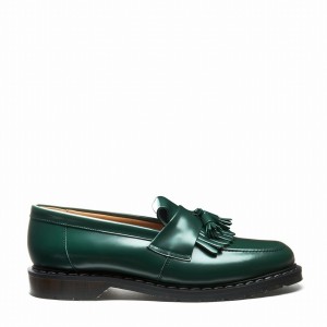 Solovair Hi-Shine Tassel Naisten Loafers Vihreä | S0-1022-GN-G-030