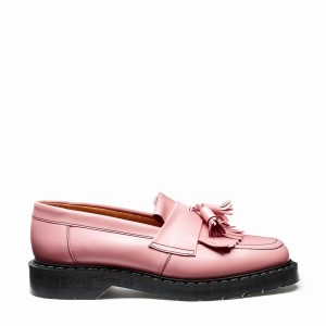 Solovair Hi-Shine Tassel Naisten Loafers Pinkki | S0-1022-PK-BL-G-090