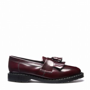 Solovair Rub-Off Vegan Tassel Naisten Loafers Punainen | VS0-1022-CR-RO-VEG-G-045