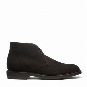 Solovair Suede 3 Eye Miesten Chukka Saappaat Ruskea | 103-BN-SUE-060