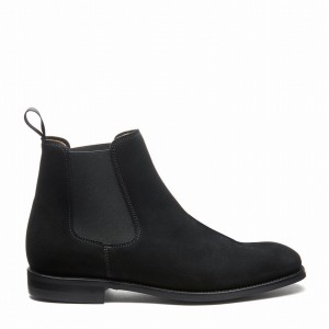 Solovair Suede Miesten Chelsea Nilkkurit Mustat | 101-BK-SUE-060