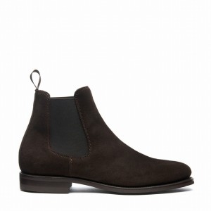 Solovair Suede Miesten Chelsea Nilkkurit Ruskea | 101-BN-SUE-060
