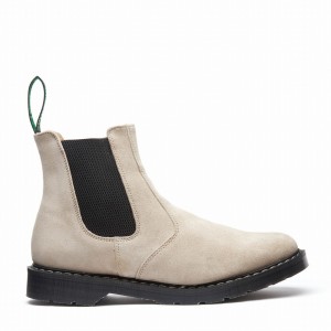 Solovair Suede Naisten Dealer Saappaat Beige | S0-900-NU-SUE-G-050